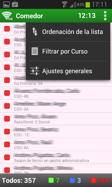Pantalla de login